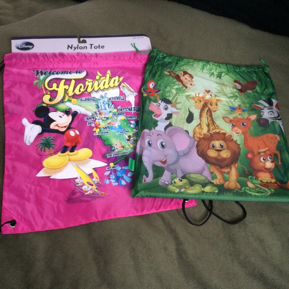 Two Nylon Tote Bags